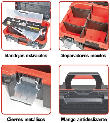 Maletin Portaherramientas Tecnico Ratio Hardbox 6779
